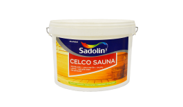 Лак на водній основі Sadolin Celco Sauna для сауни та лазні