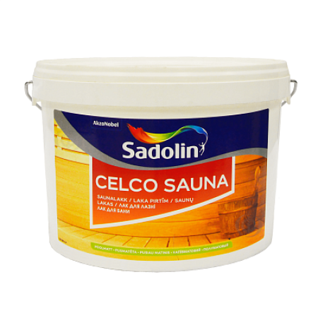 Лак на водній основі Sadolin Celco Sauna для сауни та лазні