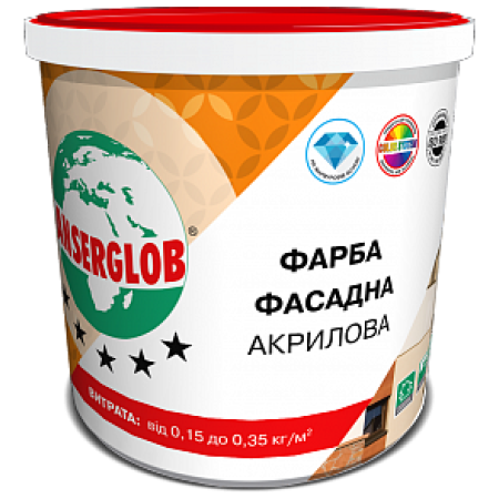 Фасадна фарба ANSERGLOB «АКРИЛОВА»