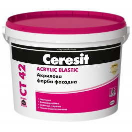 Фасадна фарба CERESIT CT 42 ACRYLIC ELASTIC