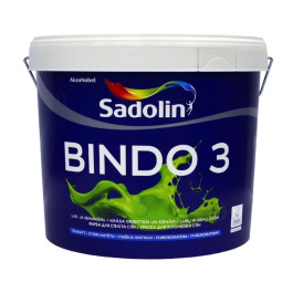 Глибокоматова фарба для стелі та стін Sadolin Bindo 3