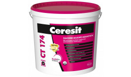 Штукатурка декоративна CERESIT CT 174 SILICONE-SILICATE AQUASTATIC