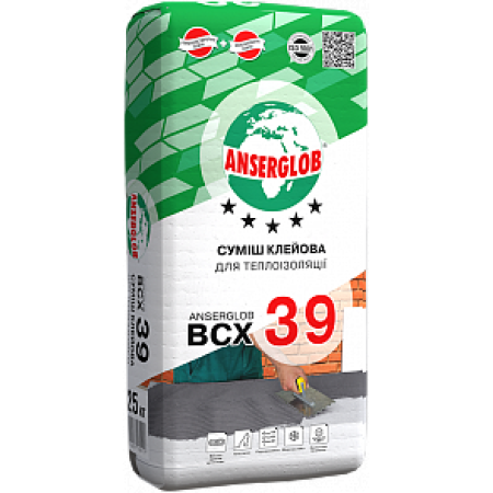 Клей для системи утеплення ANSERGLOB BCX 39