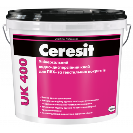 Клей для ПВХ покритів CERESIT UK 400